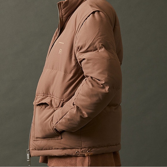 Brown Puffer Jacket pacsun colour range - Picture 2 of 3